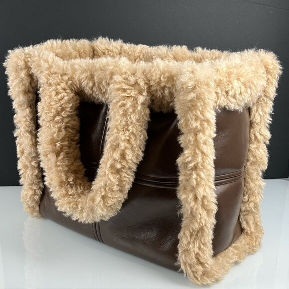 STAND STUDIO Brown Lola II Tote Bag in Brown NWT - Picture 6 of 13